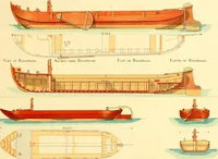An illustration from Shipbuilding from its beginnings (1913)