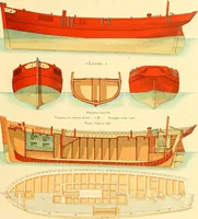 An illustration from Shipbuilding from its beginnings (1913)
