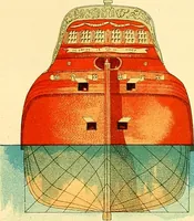 An illustration from Shipbuilding from its beginnings (1913)