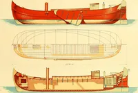 An illustration from Shipbuilding from its beginnings (1913)