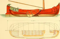 An illustration from Shipbuilding from its beginnings (1913)