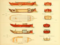 An illustration from Shipbuilding from its beginnings (1913)