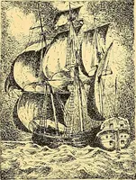 An illustration from Shipbuilding from its beginnings (1913)