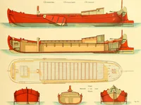 An illustration from Shipbuilding from its beginnings (1913)
