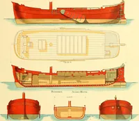 An illustration from Shipbuilding from its beginnings (1913)