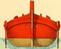 An illustration from Shipbuilding from its beginnings (1913)