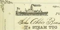 An illustration from Ship's papers, ca. 1827-1907 (1827)