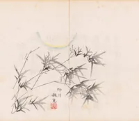 An illustration from Shi zhu zhai shu hua pu (1879)