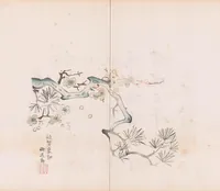 An illustration from Shi zhu zhai shu hua pu (1879)