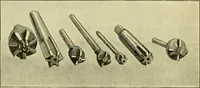 Picture 137 of 183 from Shop practice for home mechanics, use of tools, shop processes, construction of small machines. Contains a chapter also on theoretical mechanics and on miscellaneous information relative to shop work (1920), leaf 213