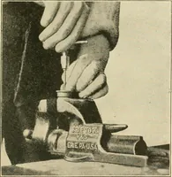 An illustration from Shop practice for home mechanics, use of tools, shop processes, construction of small machines. Contains a chapter also on theoretical mechanics and on miscellaneous information relative to shop work (1920)