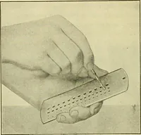 An illustration from Shop practice for home mechanics, use of tools, shop processes, construction of small machines. Contains a chapter also on theoretical mechanics and on miscellaneous information relative to shop work (1920)