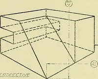 An illustration from Shop sketching, a course of problems for mechanical drawing students (1919)