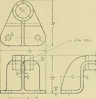 An illustration from Shop sketching, a course of problems for mechanical drawing students (1919)