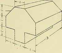 An illustration from Shop sketching, a course of problems for mechanical drawing students (1919)