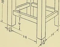 An illustration from Shop sketching, a course of problems for mechanical drawing students (1919)