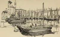 An illustration from The shores of the Adriatic, the Austrian side : the Küstenlande, Istria, and Dalmatia (1908)