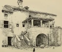 An illustration from The shores of the Adriatic, the Austrian side : the Küstenlande, Istria, and Dalmatia (1908)