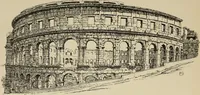 An illustration from The shores of the Adriatic, the Austrian side : the Küstenlande, Istria, and Dalmatia (1908)