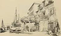 An illustration from The shores of the Adriatic, the Austrian side : the Küstenlande, Istria, and Dalmatia (1908)
