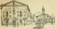 An illustration from The shores of the Adriatic, the Austrian side : the Kèustenlande, Istria, and Dalmatia (1908)