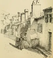 An illustration from The shores of the Adriatic, the Austrian side : the Kèustenlande, Istria, and Dalmatia (1908)