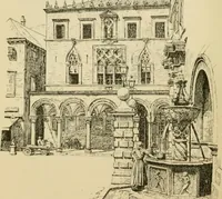 An illustration from The shores of the Adriatic, the Austrian side : the Kèustenlande, Istria, and Dalmatia (1908)