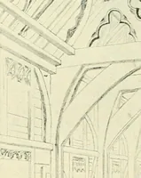 An illustration from A short account of Great Malvern Priory Church, a history of the monastery, and description of the fabric (1914)