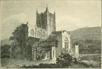 An illustration from A short account of Great Malvern Priory Church, a history of the monastery, and description of the fabric (1914)