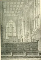 An illustration from A short account of Great Malvern Priory Church, a history of the monastery, and description of the fabric (1914)