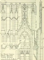 An illustration from A short account of Great Malvern Priory Church, a history of the monastery, and description of the fabric (1914)