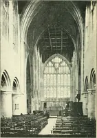 An illustration from A short account of Great Malvern Priory Church, a history of the monastery, and description of the fabric (1914)