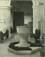 An illustration from A short account of Great Malvern Priory Church, a history of the monastery, and description of the fabric (1914)
