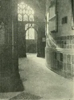 An illustration from A short account of Great Malvern Priory Church, a history of the monastery, and description of the fabric (1914)