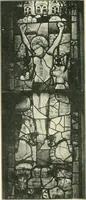 An illustration from A short account of Great Malvern Priory Church, a history of the monastery, and description of the fabric (1914)