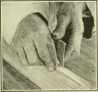 An illustration from A shorter course in woodworking; a practical manual for home and school (1911)