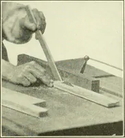 An illustration from A shorter course in woodworking; a practical manual for home and school (1911)