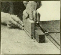 An illustration from A shorter course in woodworking; a practical manual for home and school (1911)