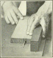An illustration from A shorter course in woodworking; a practical manual for home and school (1911)