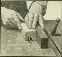 An illustration from A shorter course in woodworking; a practical manual for home and school (1911)