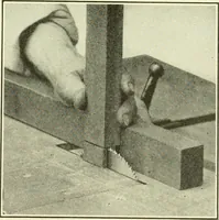 An illustration from A shorter course in woodworking; a practical manual for home and school (1911)