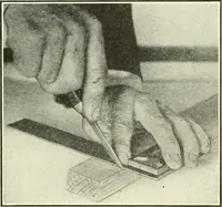 An illustration from A shorter course in woodworking; a practical manual for home and school (1911)
