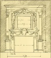 An illustration from A short history of renaissance architecture in England, 1500-1800 (1900)