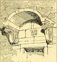 An illustration from A short history of renaissance architecture in England, 1500-1800 (1900)