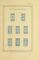 An illustration from A short note on the design and issue of postage stamps, prepared by the Survey of Egypt for His Highness Husein, Emir and Sherif of Mecca & King of the Hejaz (1918)