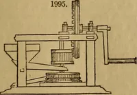 An illustration from A short treatise on the designing and construction of gearing and mill-work. Accompanied by an explanation of the construction and use of the odontograph of Prof. Willis .. (1873)