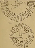An illustration from A short treatise on the designing and construction of gearing and mill-work. Accompanied by an explanation of the construction and use of the odontograph of Prof. Willis .. (1873)