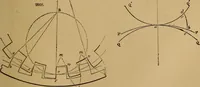An illustration from A short treatise on the designing and construction of gearing and mill-work. Accompanied by an explanation of the construction and use of the odontograph of Prof. Willis .. (1873)