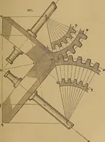 An illustration from A short treatise on the designing and construction of gearing and mill-work. Accompanied by an explanation of the construction and use of the odontograph of Prof. Willis .. (1873)