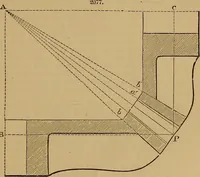 An illustration from A short treatise on the designing and construction of gearing and mill-work. Accompanied by an explanation of the construction and use of the odontograph of Prof. Willis .. (1873)